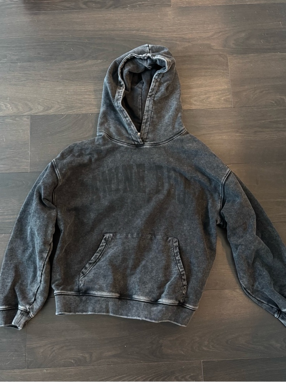 Anine Bing Grey Hoodie L